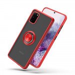 Wholesale Tuff Slim Armor Hybrid Ring Stand Case for Samsung Galaxy A02 (Red)